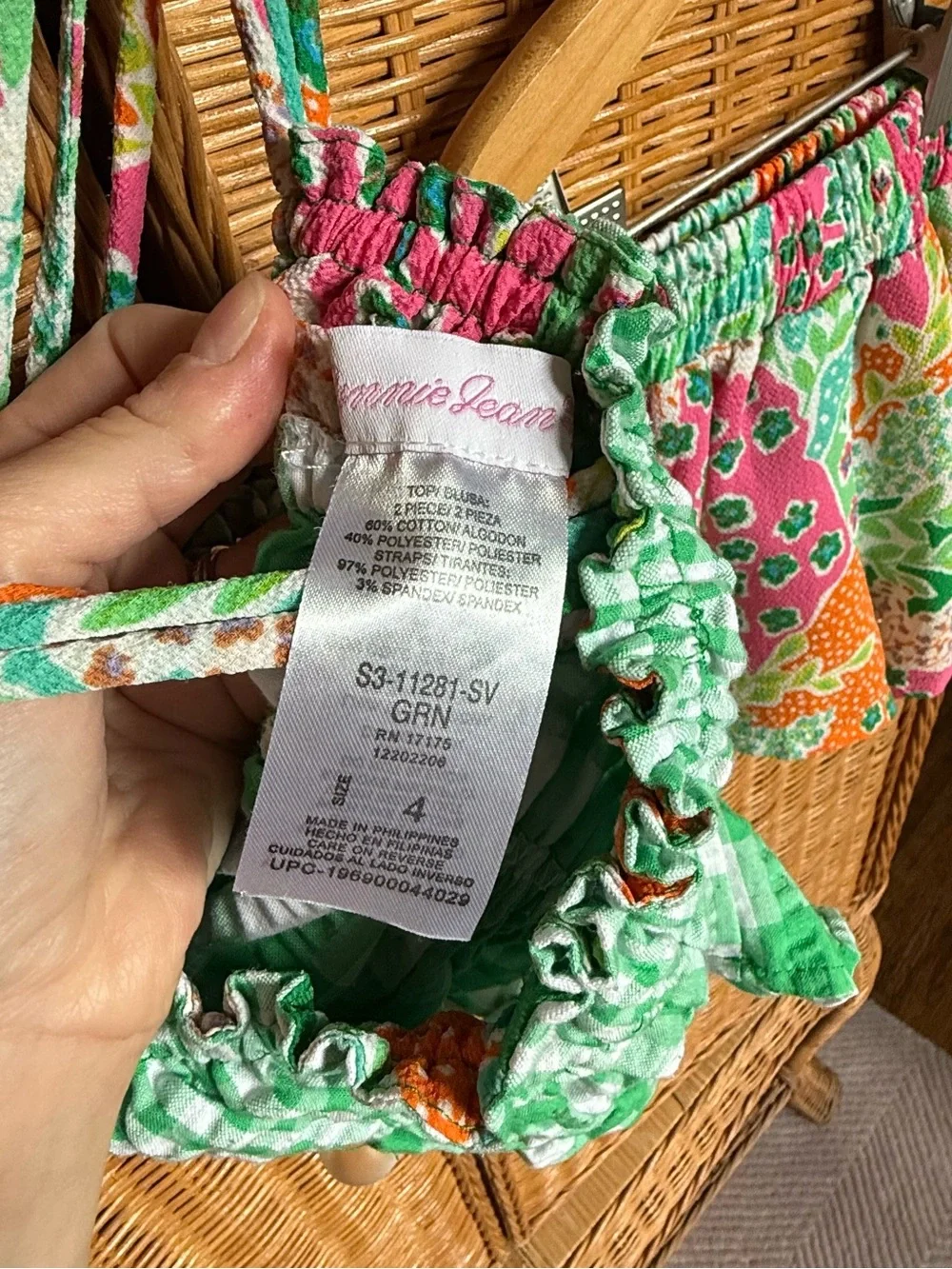 Bonnie Jean smocked bodice